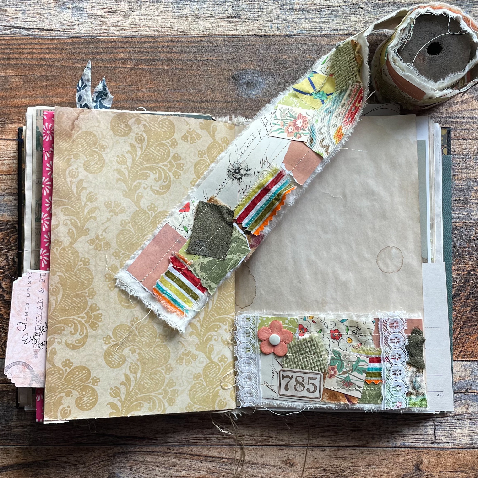 Week 2 of My Junk Journal July Experience: Prompts 8-14 - Mad Paper Crush